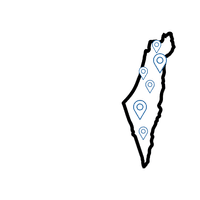 אייקון מפת ישראל Map of Israel Icon